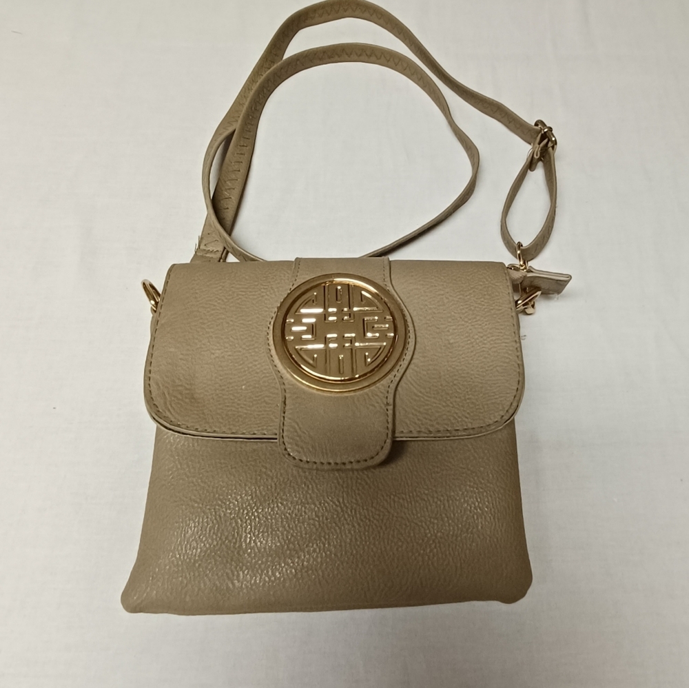 4/$30 Small Tan Crossbody Purse